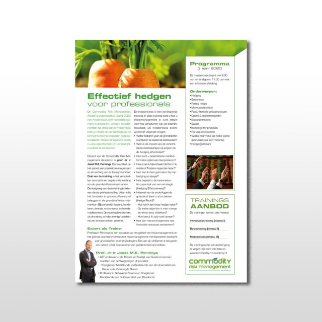 leaflet ontwerp